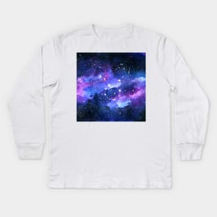 Galaxy Taurus Star Sign Kids Long Sleeve T-Shirt